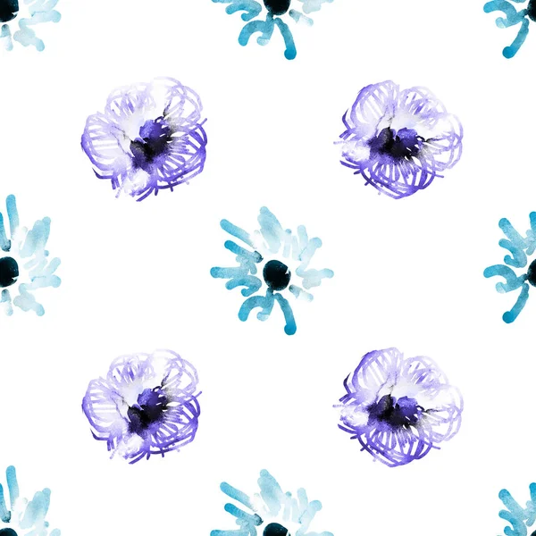 Seamless Pattern Flowers — Stock Photo, Image