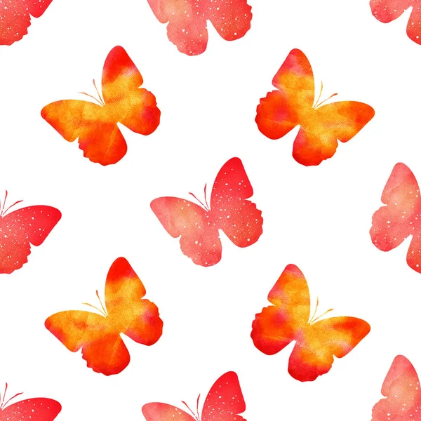 Seamless Pattern Butterflies — Stock Photo, Image