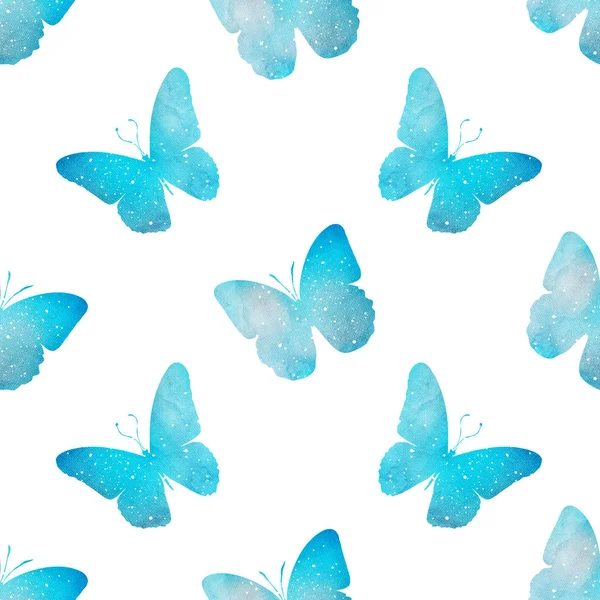 Patrón Sin Costuras Con Mariposas — Foto de Stock