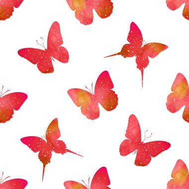 Kelebeklerle kusursuz desen