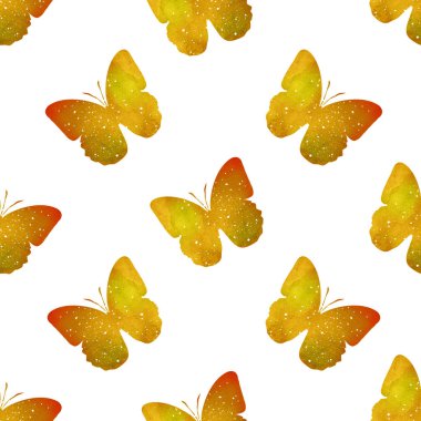 Kelebeklerle kusursuz desen