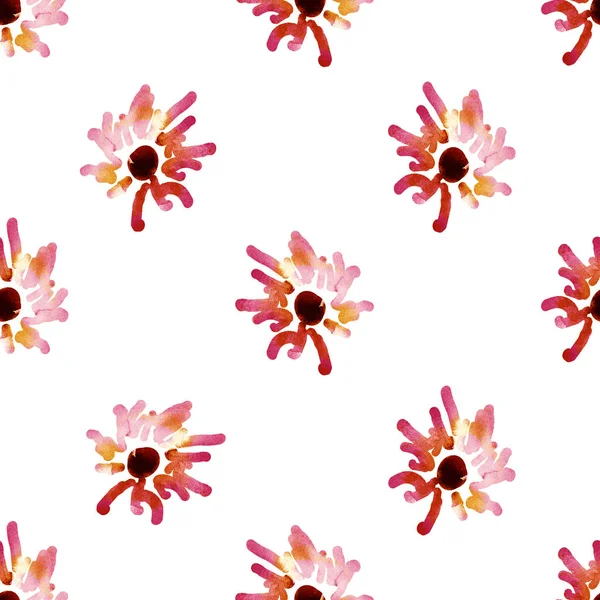 Seamless Pattern Flowers — Stock Photo, Image