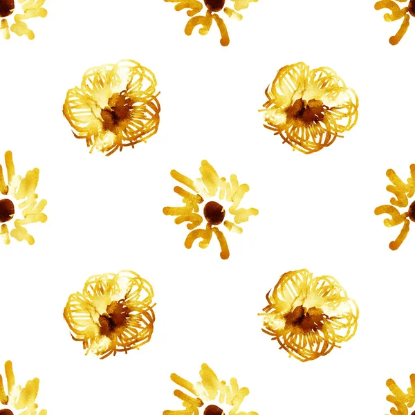 Seamless Pattern Flowers — Stock Photo, Image