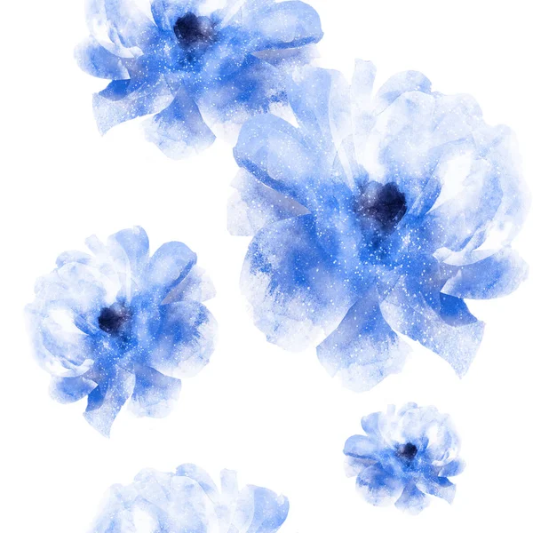 Απρόσκοπτη Μοτίβο Λουλούδια — Φωτογραφία Αρχείου