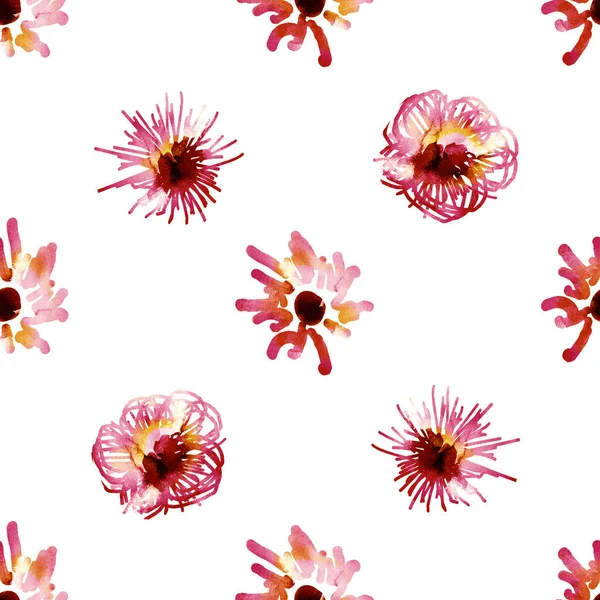 Seamless Pattern Flowers — Stock Photo, Image