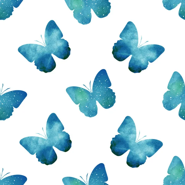 Patrón Sin Costuras Con Mariposas — Foto de Stock
