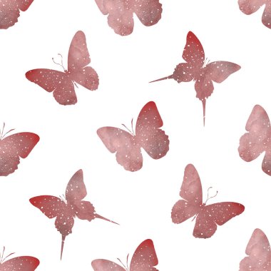 Kelebeklerle kusursuz desen