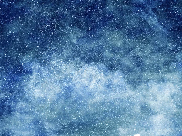 Night Sky Stars Background Watercolor — Stock Photo, Image