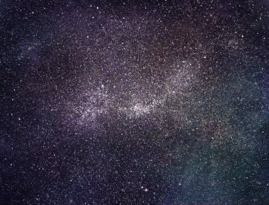 Arkaplanda yıldızlar olan gece göğü