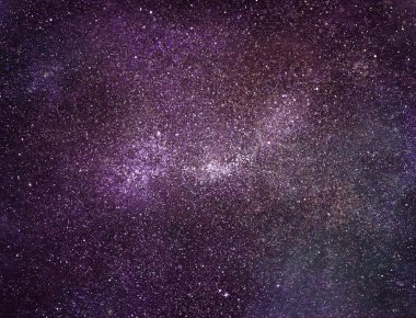 Arkaplanda yıldızlar olan gece göğü