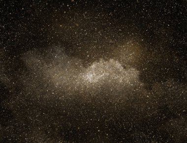 Arkaplanda yıldızlar olan gece göğü