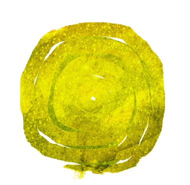 Beyaz üzerine suluboya altın arkaplan