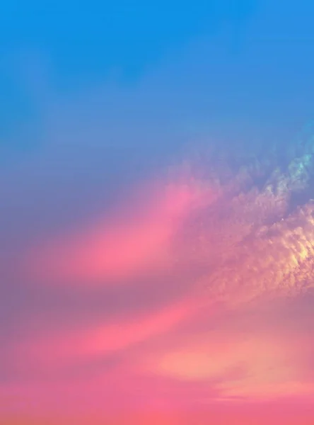 Colorful romantic sky background