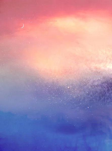 Colorato Sfondo Cielo Romantico — Foto Stock