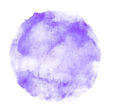 Arkaplan olarak beyaz üzerine suluboya daire