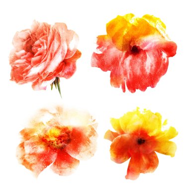 Çiçeklerle kusursuz desen