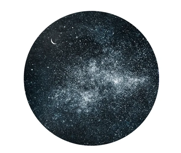 白色的宇宙天空 — 图库照片