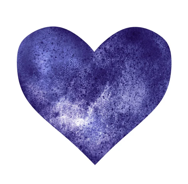 Watercolor Heart White — Stock Photo, Image