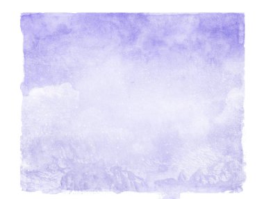 Gökyüzü izole edilmiş. Suluboya