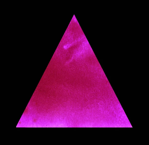 白の水彩三角形 — ストック写真
