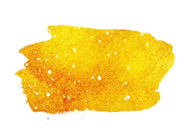 Arkaplan olarak beyaz üzerine suluboya kare