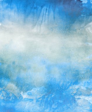 Suluboya soyut gökyüzü arkaplanı