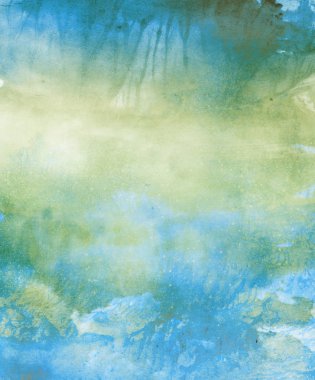 Suluboya soyut gökyüzü arkaplanı