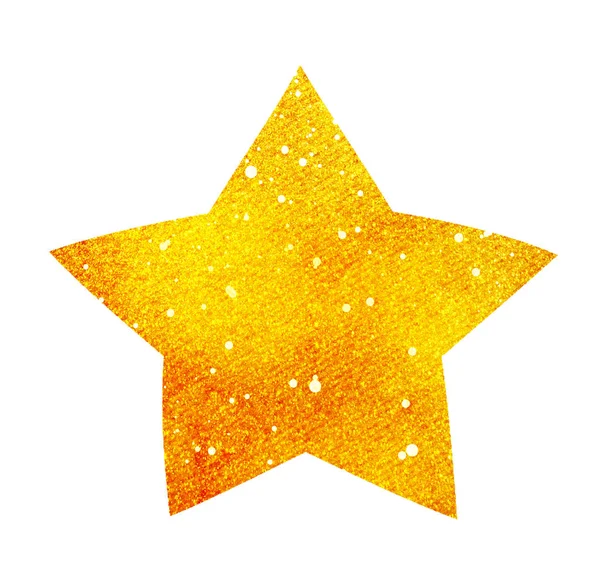 Watercolor Star White — Stock Photo, Image