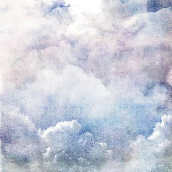 Watercolor Abstract Sky Background — Stock Photo, Image