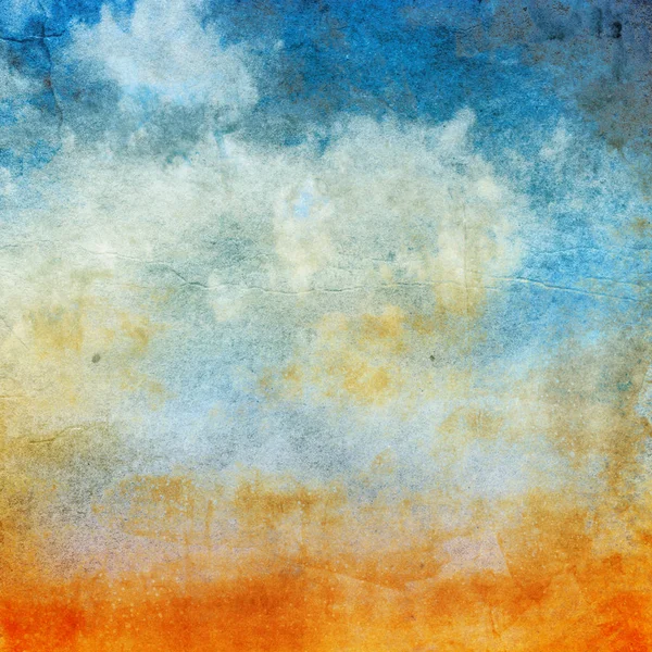 Aquarel Abstracte Lucht Achtergrond — Stockfoto