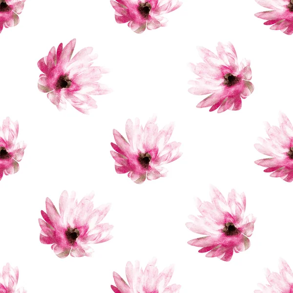Nahtloses Muster mit Blumen — Stockfoto