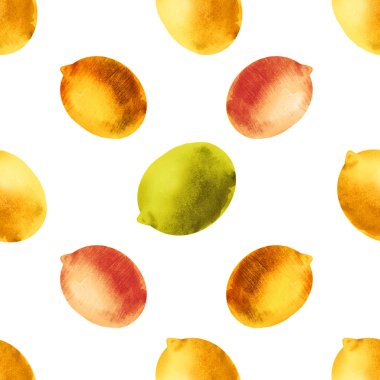 Limonlu pürüzsüz desen