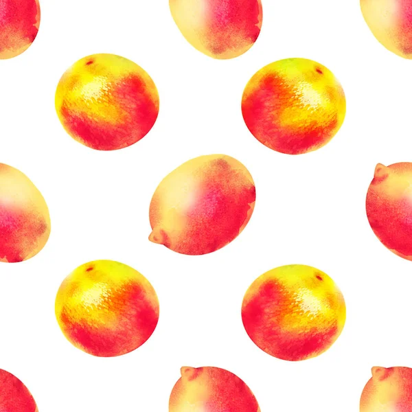 Seamless Pattern Lemons — Stock Photo, Image