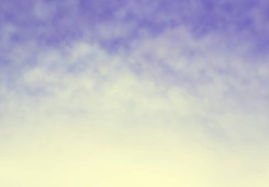 Arka planda bulutlar olan mavi gökyüzü