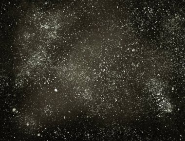 Arkaplanda yıldızlar olan gece göğü