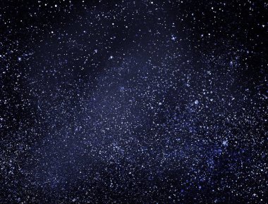 Arkaplanda yıldızlar olan gece göğü