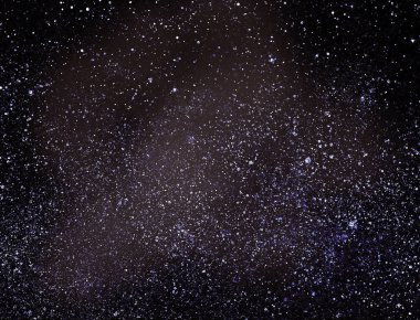 Arkaplanda yıldızlar olan gece göğü