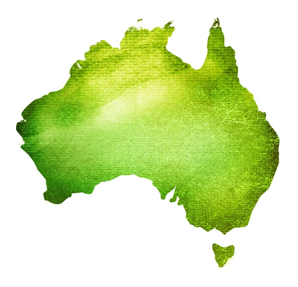 Sfondo Acquerello Come Silhouette Australia — Foto Stock