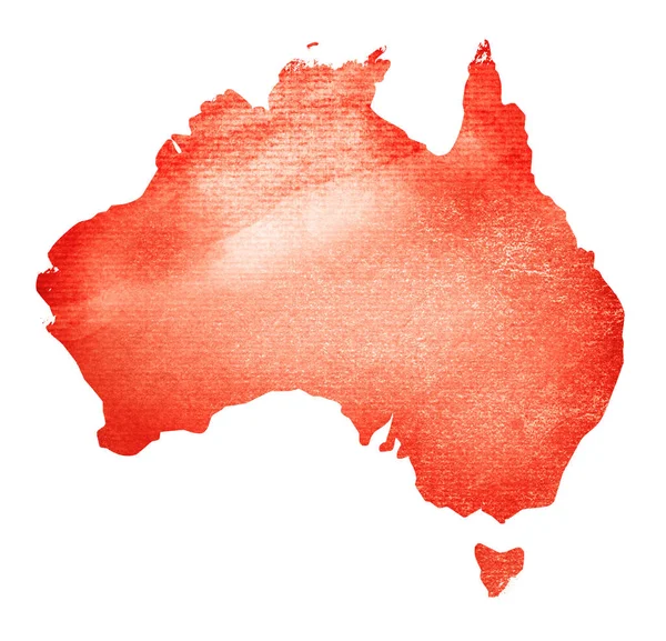 Akvarell Háttér Sziluett Ausztrália — Stock Fotó