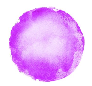 Arkaplan olarak beyaz üzerine suluboya daire