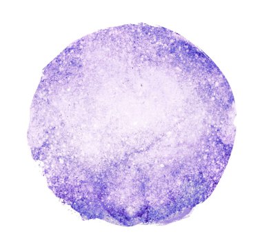 Arkaplan olarak beyaz üzerine suluboya daire