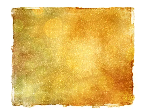 Golden Isolated Background Watercolor — Stock Photo, Image