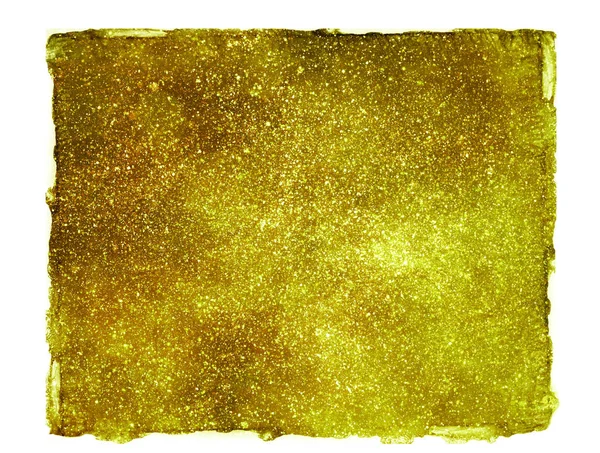 Fundo Isolado Dourado Aquarela — Fotografia de Stock