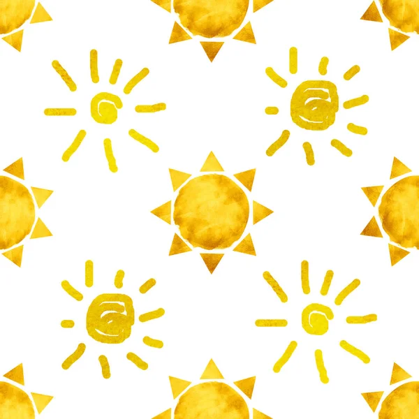 太陽とのシームレスなパターン — ストック写真