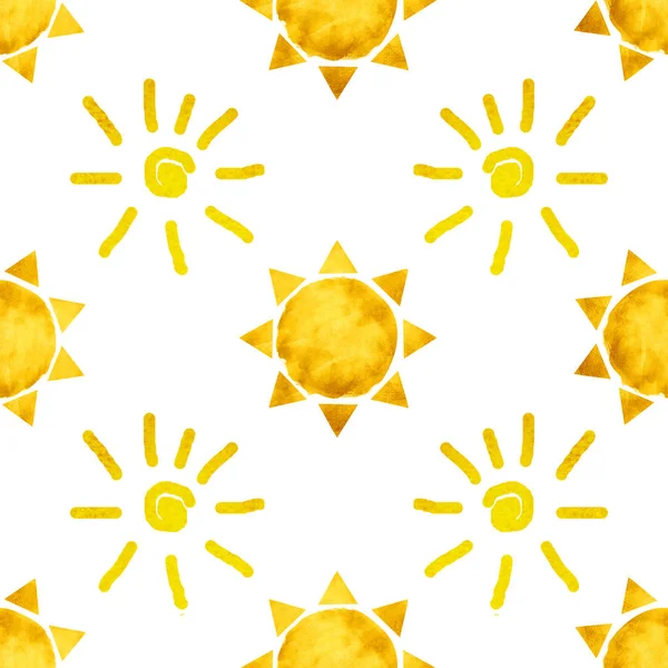 太陽とのシームレスなパターン — ストック写真