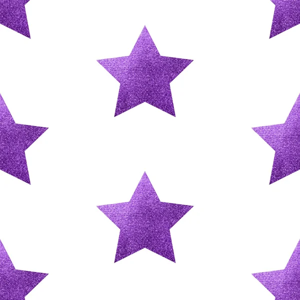 星とのシームレスなパターン — ストック写真