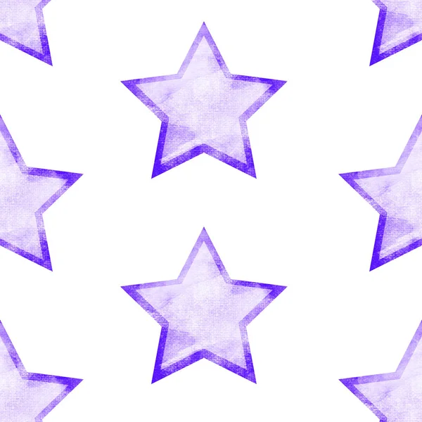 Nahtloses Muster Mit Sternen — Stockfoto