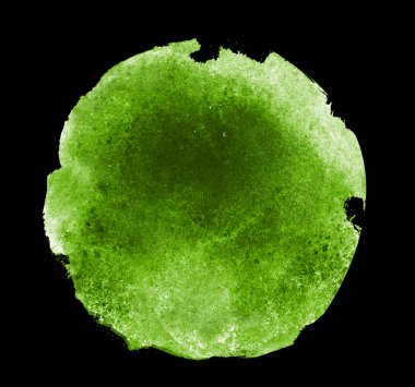 Arkaplan olarak beyaz üzerine suluboya daire