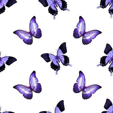 Kelebeklerle kusursuz desen