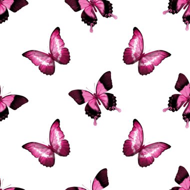 Kelebeklerle kusursuz desen